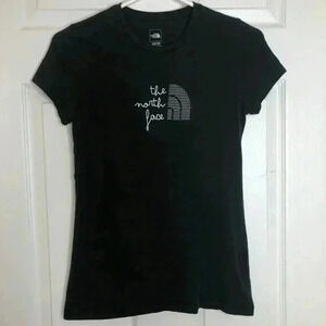 The North  Face T-Shirt Black Size Extra Small